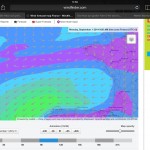 Der Wetterbericht für die Biscaya verspricht Ostwind mit 12-15 Knoten