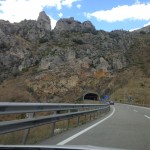 Steinig sind die Berge in Nordspanien