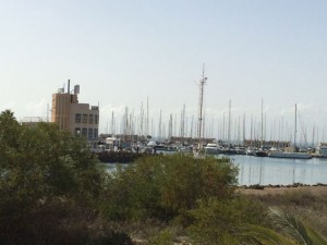 Der Hafen Tomás Maestre am Eingang zum Mar Menor