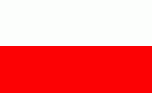 Die polnische Flagge