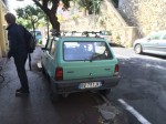 Einer der vielen "Fiat Unos" im Stadtbild
